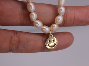 Smiley Baroque Pearl Necklace
