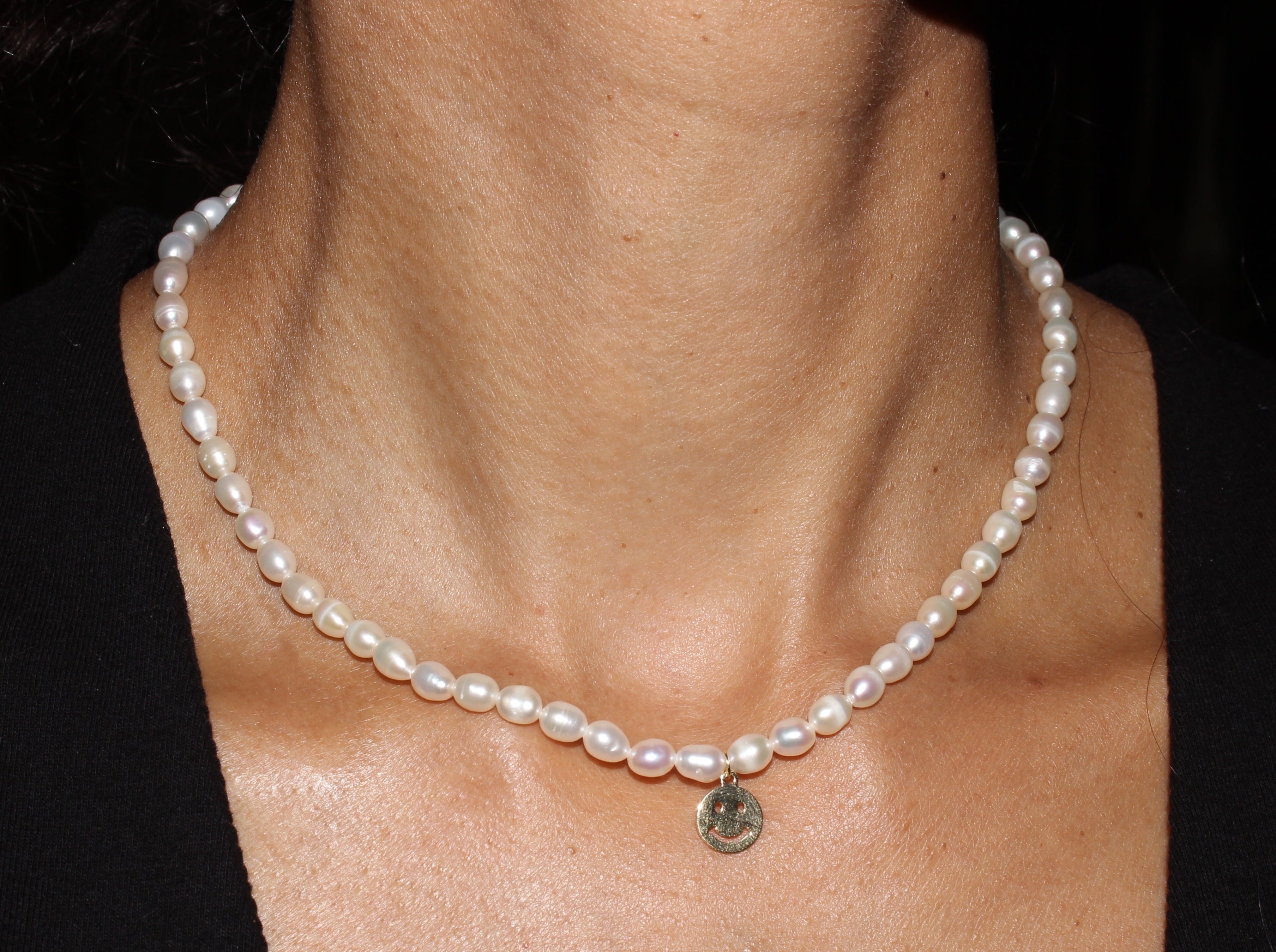 Smiley Baroque Pearl Necklace